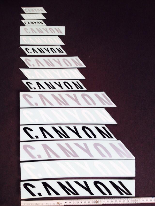 Canyon Mtb Aufkleber canyon aufkleber set rahmen sticker decals verschiedene Canyon Mtb Aufkleber canyon aufkleber set rahmen sticker decals verschiedene