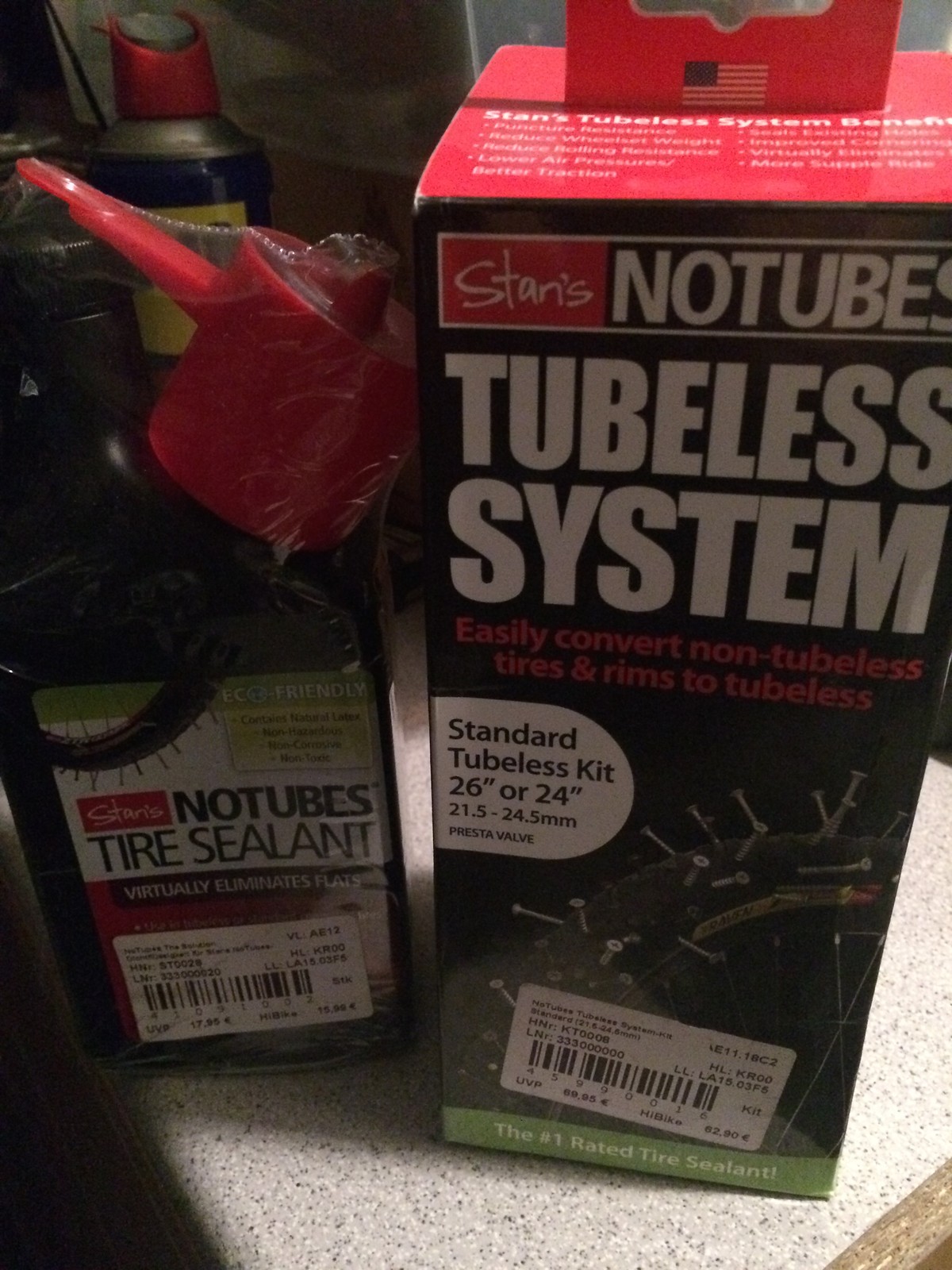 Notubes Notube Tubeless Set for 26/24&quot; Felgenband und Flüssigkeit
