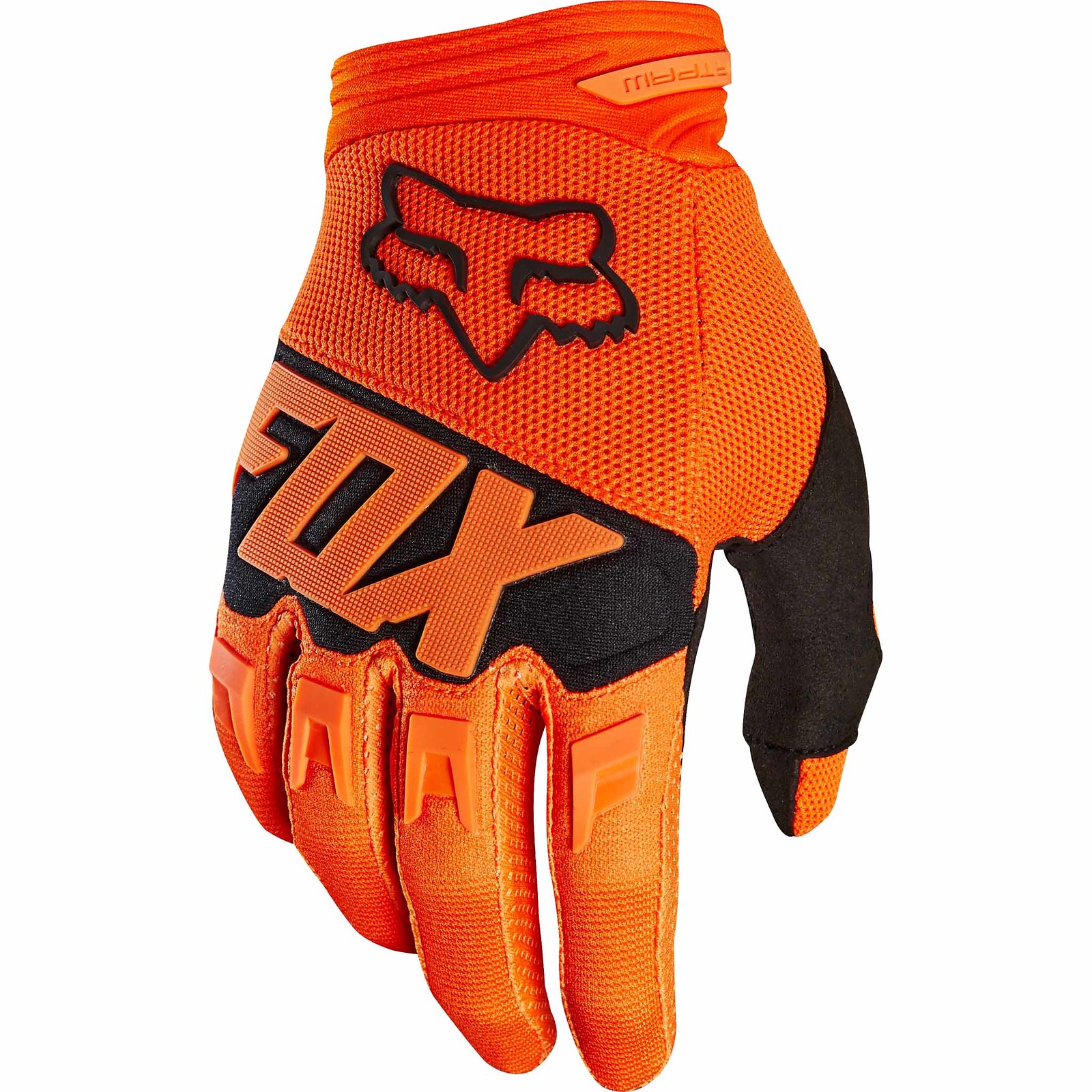 mtb gloves orange