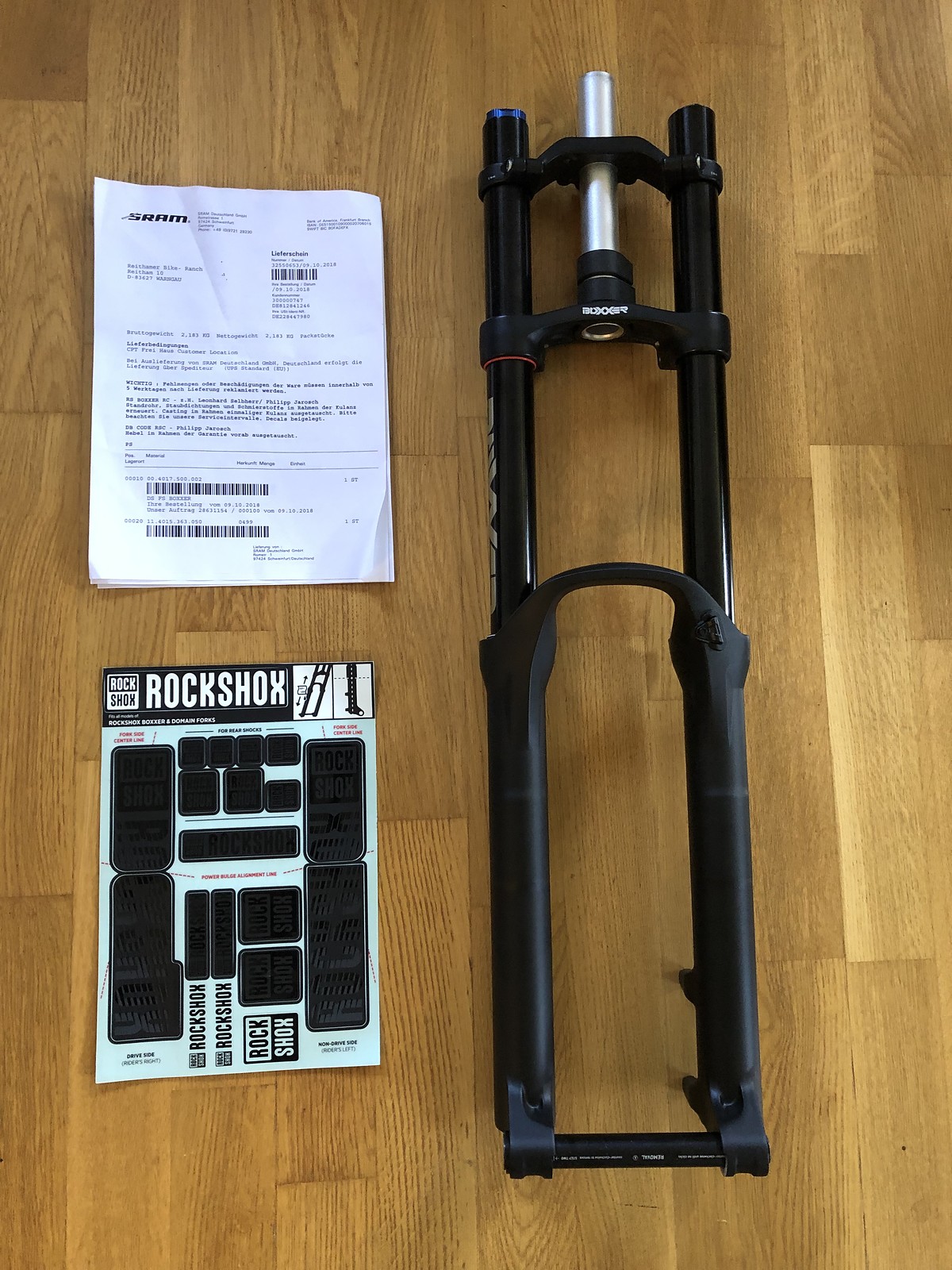 rockshox boxxer team 650b