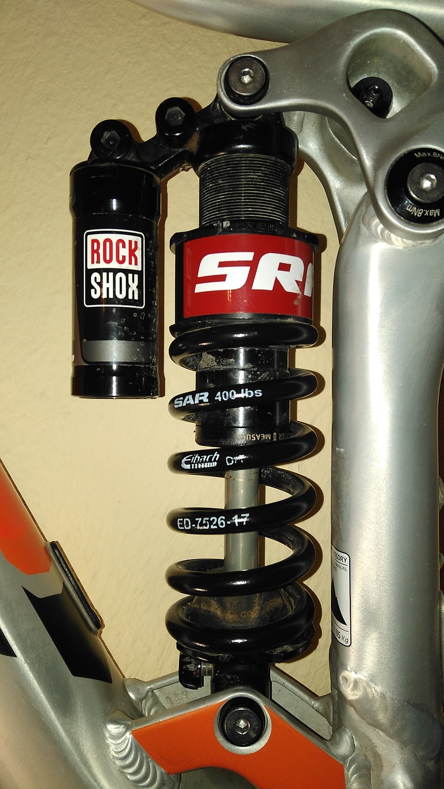 rockshox-vivid-coil-r2c-216x63-mm-m-m-tune-mit-sa-racing-spring