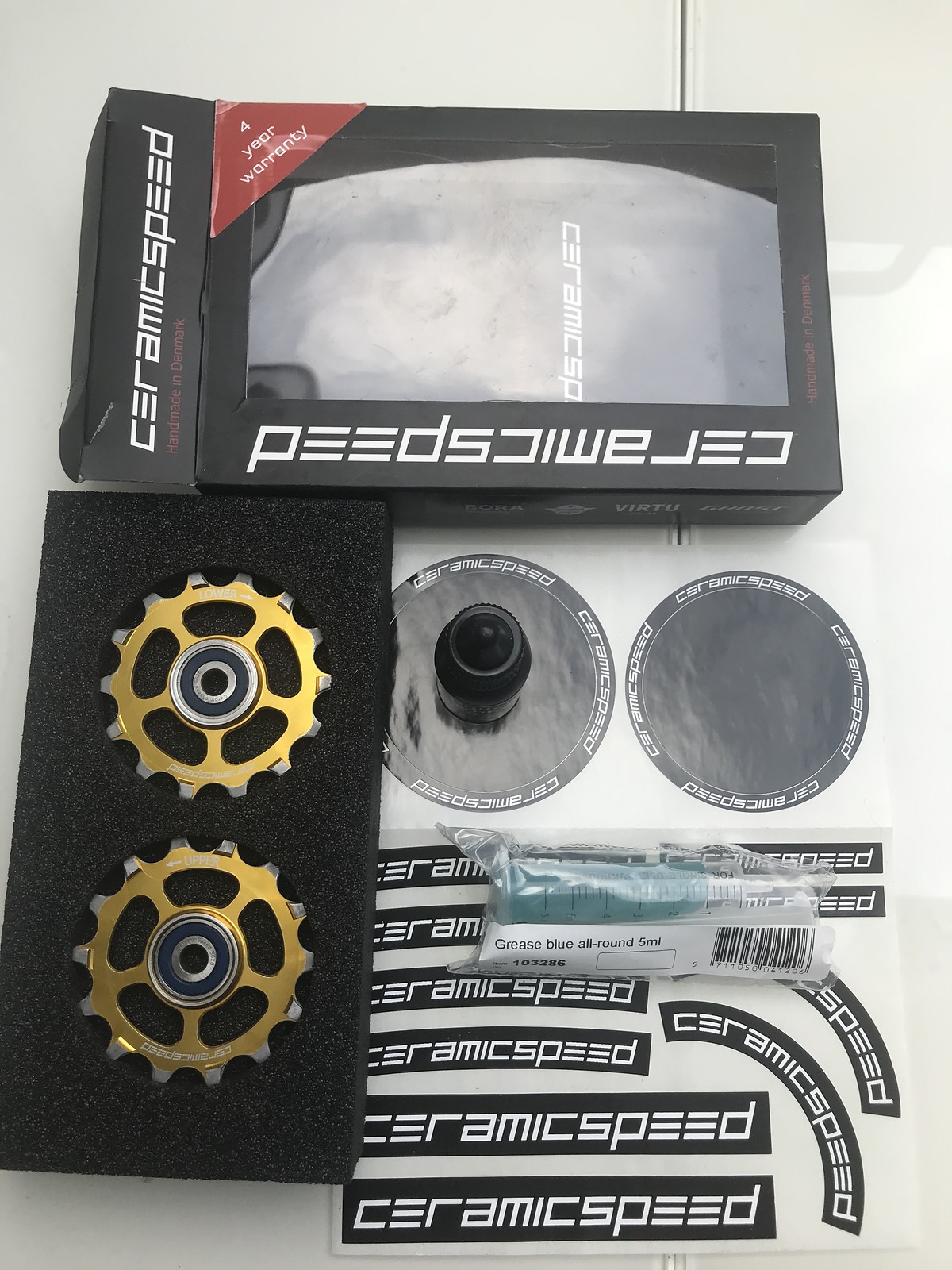 Ceramicspeed Sram XX1 Eagle Pulley Wheels Gold Bikemarkt.MTBNews.de