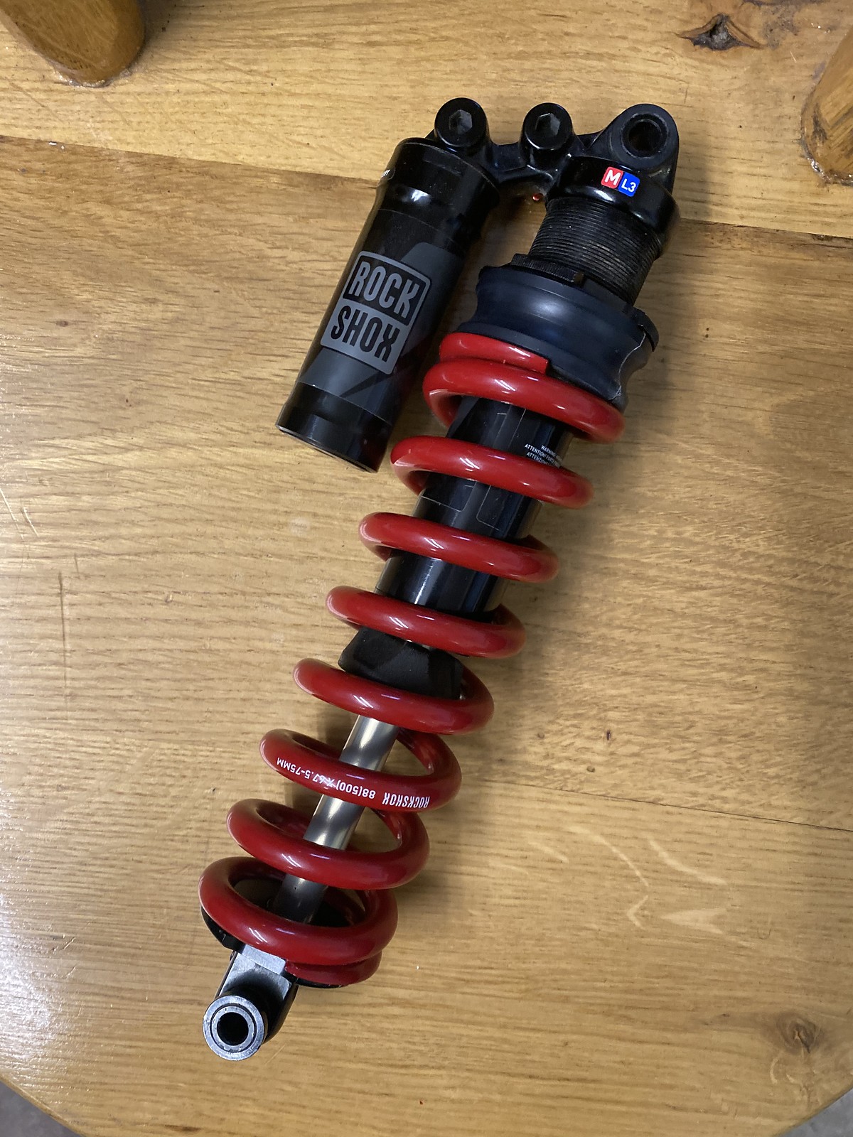 rockshox vivid r2c 267x89mm