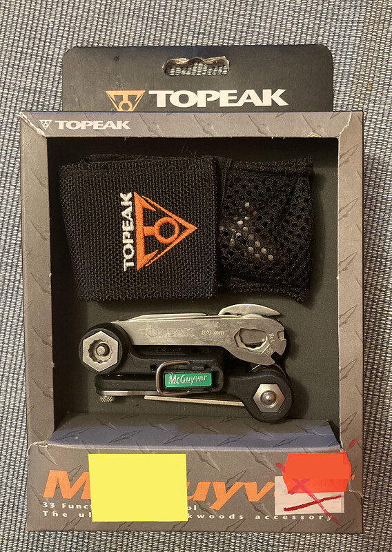 Topeak macgyver store multi tool