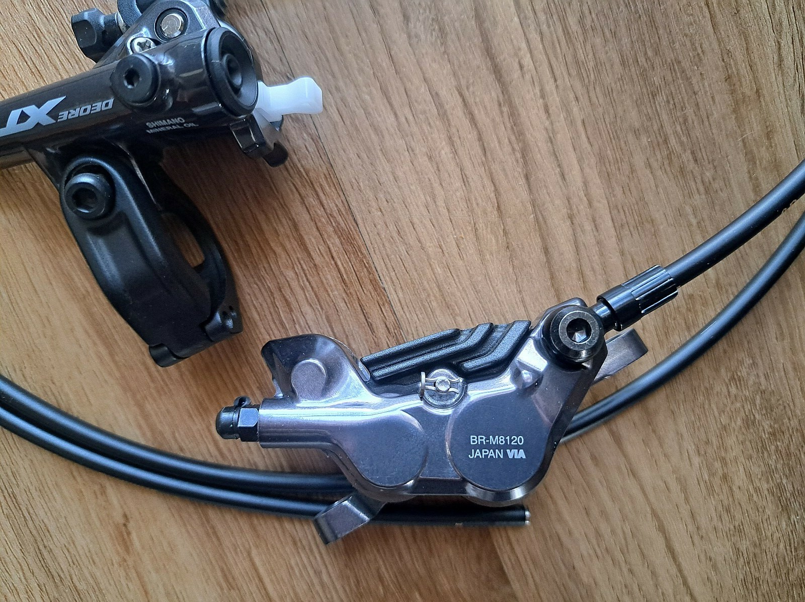 Shimano XT BR-M8120 4 Kolben Scheibenbremsen Set VR + HR | Bikemarkt ...